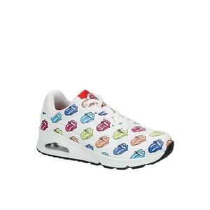 SKECHERS WOMENS ROLLING STONES UNO SNEAKER